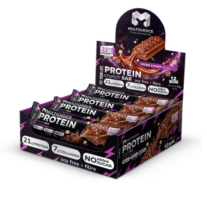 MULTICHOICE CRUNCH Протеинов бар – Cocoa Cream
