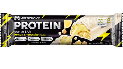 MULTICHOICE CRUNCH Протеинов бар – Lemon Cheesecake